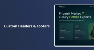 custom headers and footers